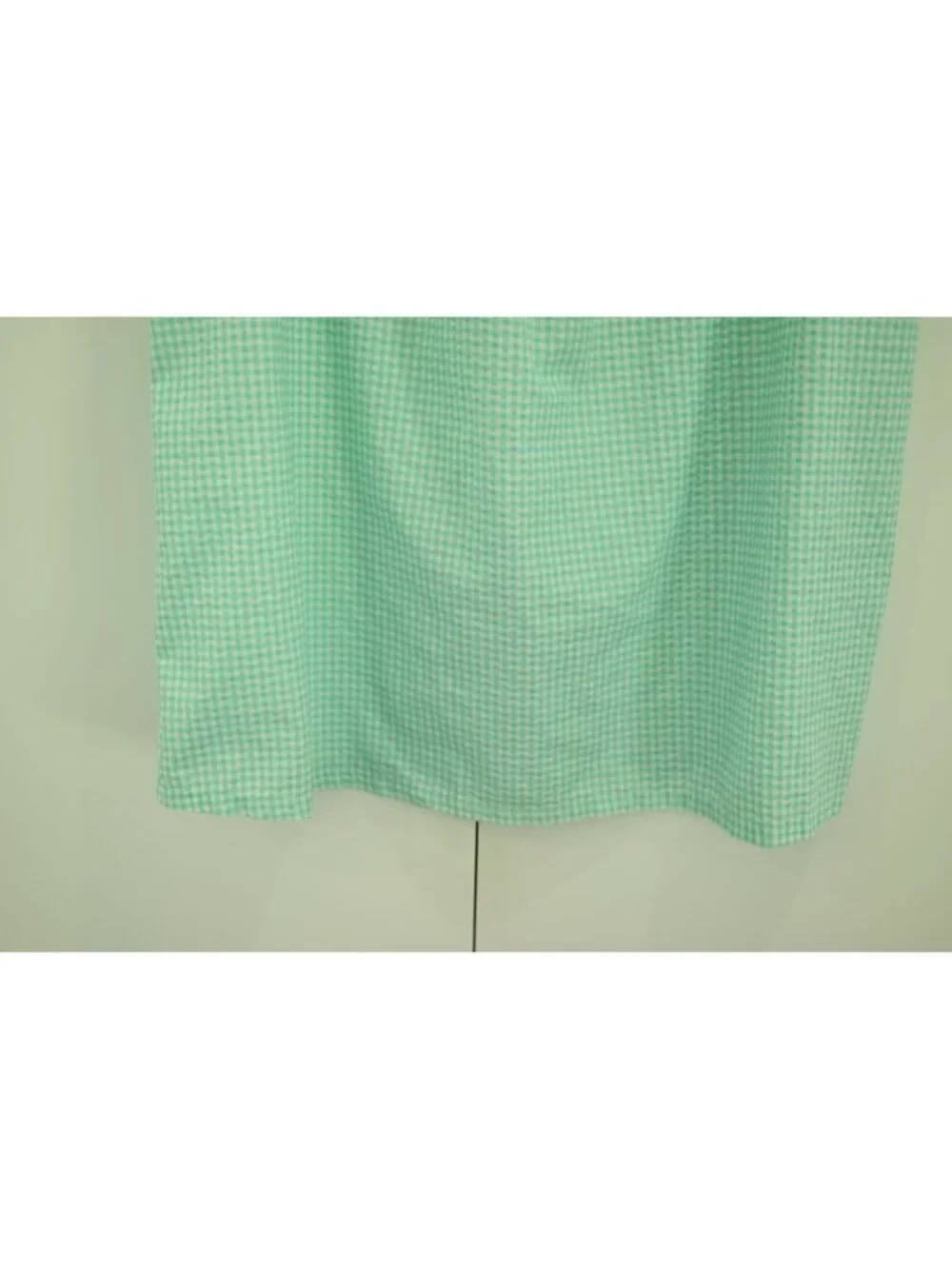 Moon Dance Mint Green Gingham Sleeveless Nightgown House Dress Size  L